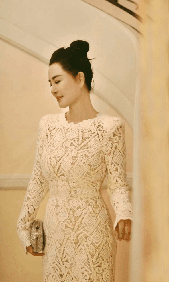Wang Xuan presenting Xuan Zhi Wu brand at the 76th Cannes International Film Festival